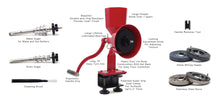 Load image into Gallery viewer, Wonder Jr Deluxe PLUS Hand Grain Mill (RED)